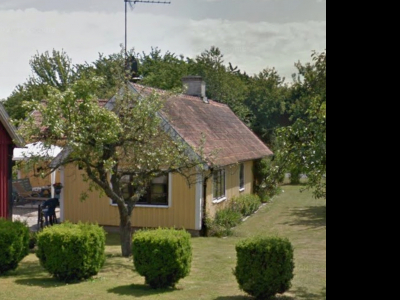 Övrig - Baksidan med trädgård 